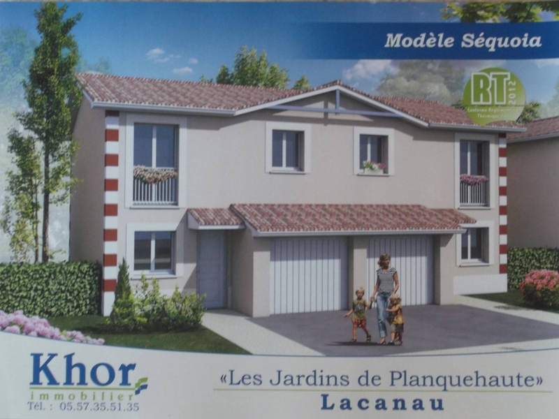 Vente Maison neuve avec frais de notaire réduits à Lacanau-Médoc.