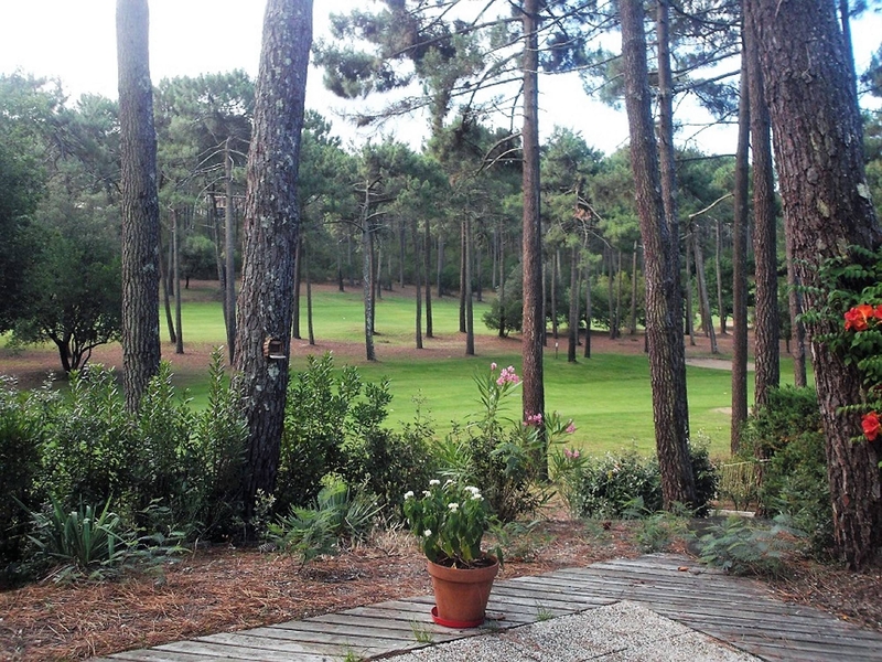 Terrasse avec vue sur le Golf
