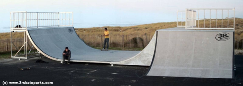 Skate park à Lacanau-Océan