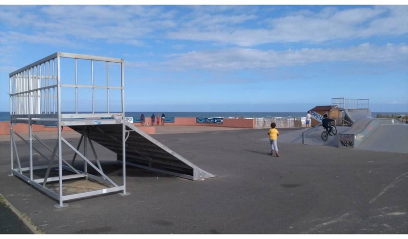 Skate park à Lacanau-Océan